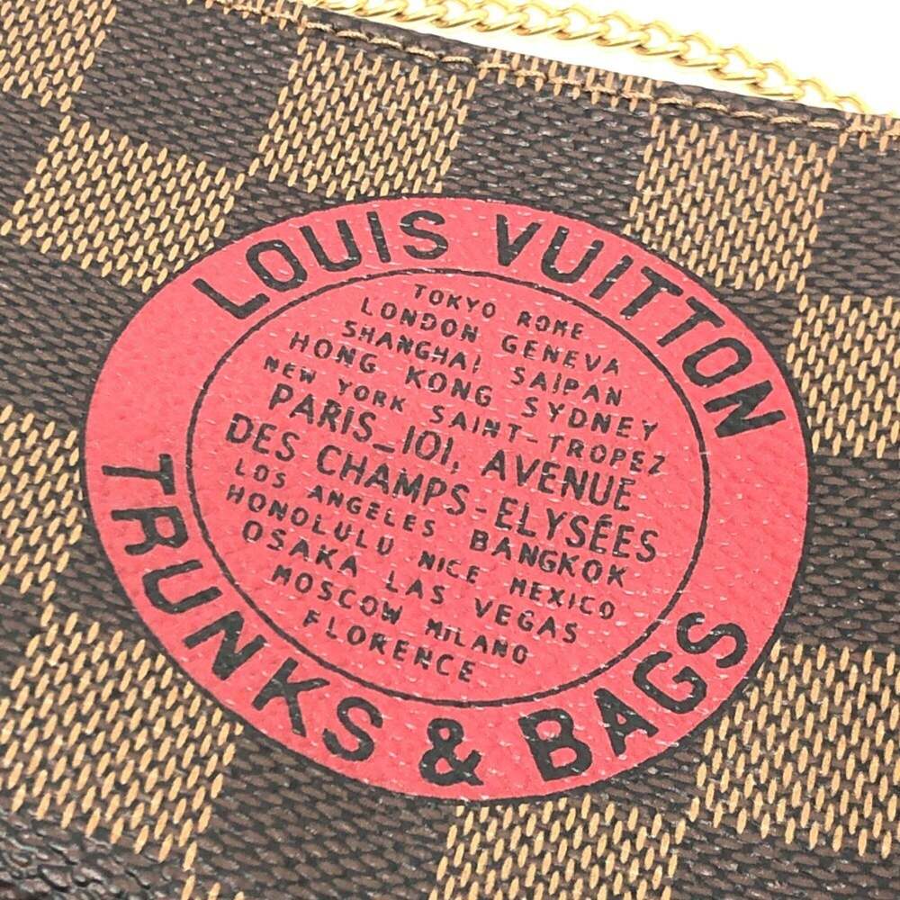 LOUIS VUITTON Brown Damier Canvas Pochette Pouch - Picture 12 of 12